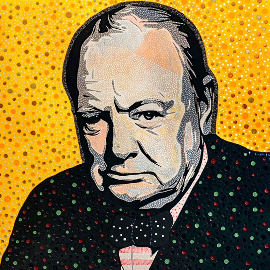 Winston Churchill by Philip Tsiaras
